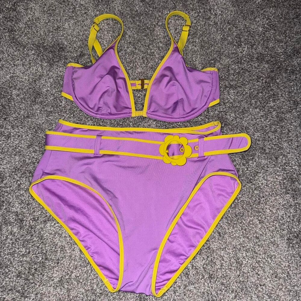 Kate-spade-new-york Women's Purple Bikinis-and-tankini-sets